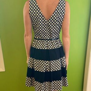 Tiana B. black and white Business Casual Dress